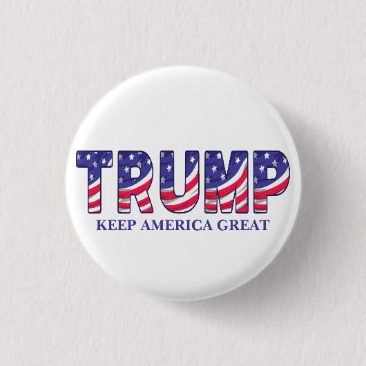 Trump Keep America Great Cadeau Ronde Button 3,2 Cm (Voorkant)