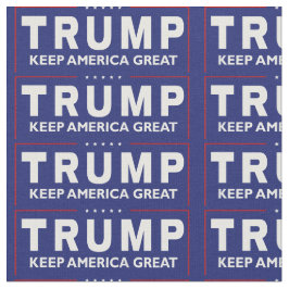 Trump Keep America Grote Blauwe Achtergrond, ZSSG Stof