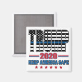 TRUMP-Keep-America-Safe Magneet (Voorkant / Achterkant)