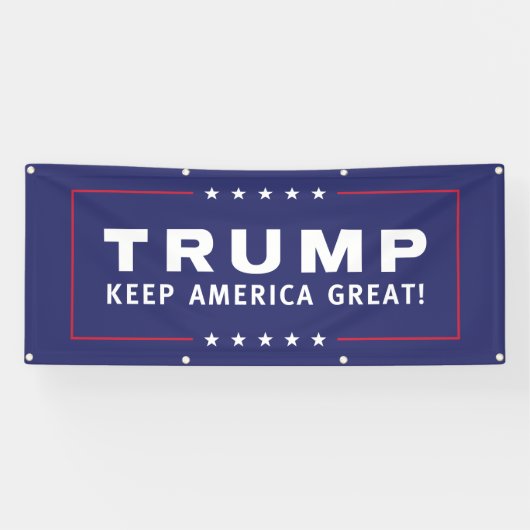 Trump Keep America Spandoek (Horizontaal)