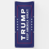 Trump Keep America Spandoek (Verticaal)