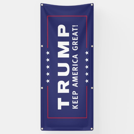 Trump Keep America Spandoek (Verticaal)