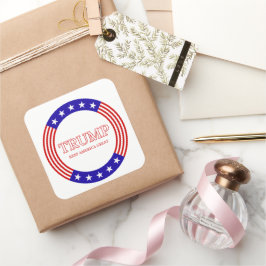 Trump Keep America Vierkante Sticker