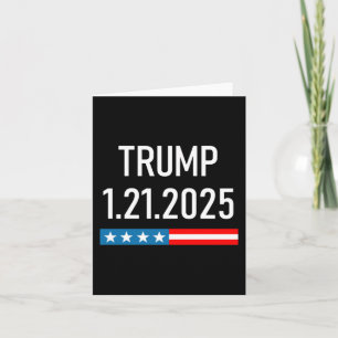 Trump keert op 25 januari terug als President Kaart