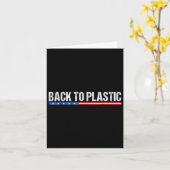 Trump keert terug naar plastic kaart (Gele Bloem)