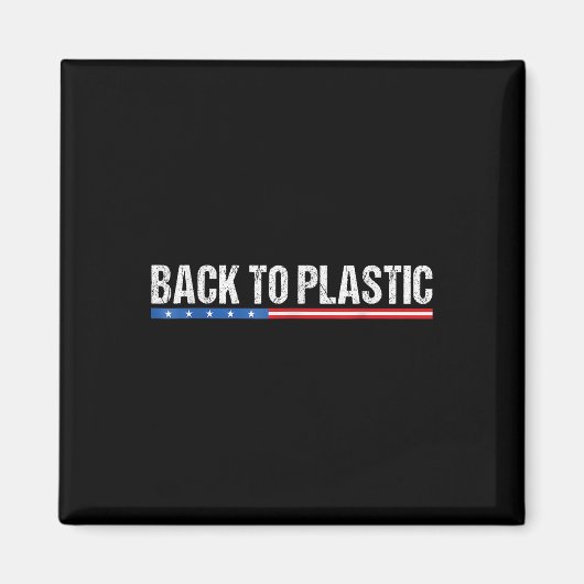 Trump keert terug naar plastic magneet (Voorkant)