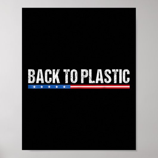 Trump keert terug naar plastic poster (Voorkant)