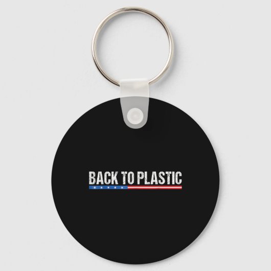 Trump keert terug naar plastic sleutelhanger (Voorkant)