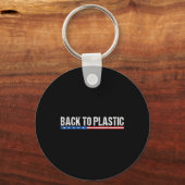 Trump keert terug naar plastic sleutelhanger (Voorkant)