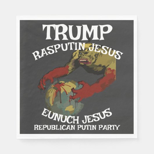 Trump Keizer Bill Duitse dictator FascistTsaar Servet (Voorkant)