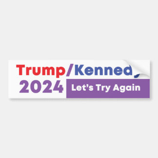 Trump & Kennedy 2024 Verkiezing Bumpersticker