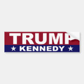 TRUMP KENNEDY BUMPERSTICKER (Voorkant)