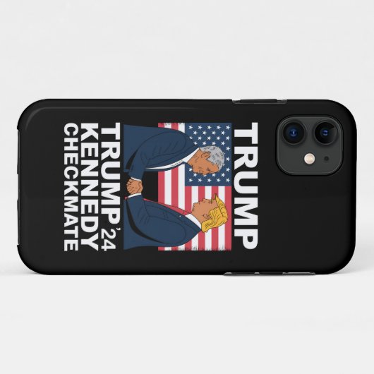 Trump Kennedy Checkmate 2024 - Trump Kennedy Case-Mate iPhone Case (Achterkant (horizontaal))