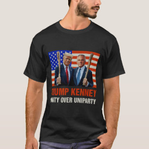 Trump Kennedy Eenheid Over Uniparty 2024 Funny Ele T-shirt