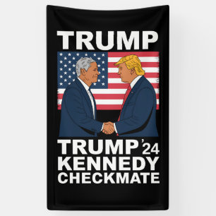 Trump Kennedy Schaakmat 2024 Stem Trump Kennedy  Spandoek