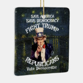 Trump Keramisch Ornament (Rechts)