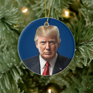 Trump Keramisch Ornament