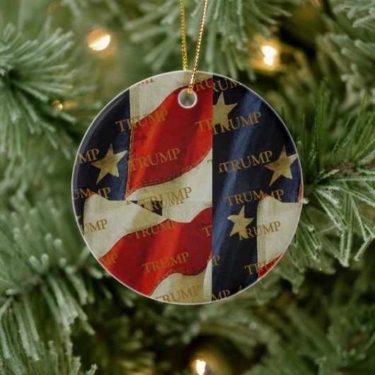 TRUMP KERAMISCH ORNAMENT (Boom)