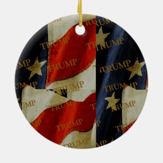 TRUMP KERAMISCH ORNAMENT (Achterkant)