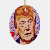 Trump Keramisch Ornament (Rechts)