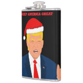Trump Kerst drink Fles - Keep America Great Heupfles (Links)