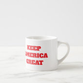Trump Kerst espresso mok - Keep America Great (Rechts)