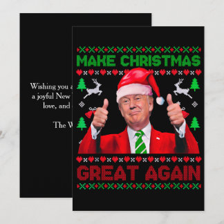 Trump Kerst Kaart, maak Kerst weer geweldig Feestdagenkaart