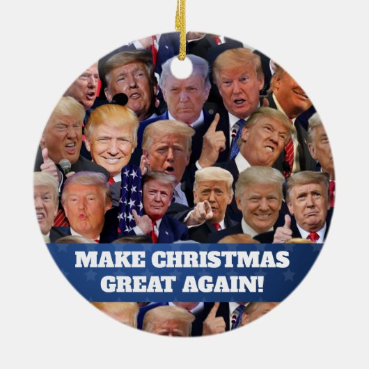 Trump Kerst Ornament (Achterkant)