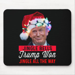 Trump Kerst T-shirt Jingle Bells Grappig Trump Gew Muismat