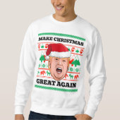 Trump kerst trui maken kerst weer geweldig (Voorkant)
