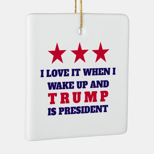 TRUMP Kerstboom Ornament Decor (Rechts)