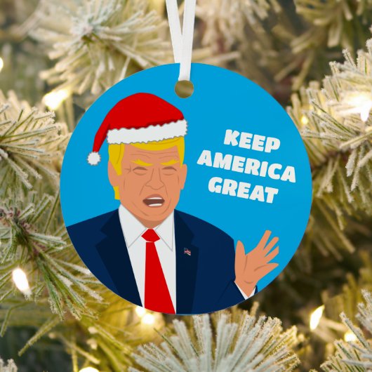 Trump Kerstboom ornament - Keep America Great (Insitu)