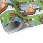 Trump KerstFunny Cadeaupapier (Rol Hoek)