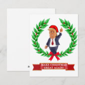 Trump Kerstkaart (Voorkant / Achterkant)