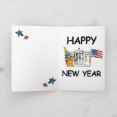 Trump-kerstKaart - Merry Capitalism - Feestdagen Kaart (Binnen)