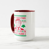 Trump-kerstkeuken - maak kerstmis geweldig! mok (Voorkant links)