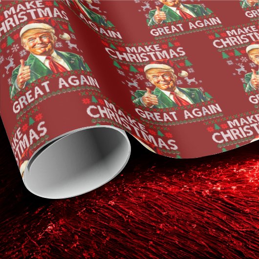 Trump Kerstman Hoed | Maak Kerstmis Groot Again Cadeaupapier