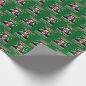 Trump Kerstman Hoed Vrolijk Kerst Lelijke Trui Gro Cadeaupapier (Hoek)