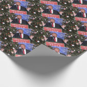Trump Kerstmis Cadeaupapier (Hoek)