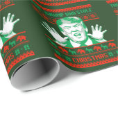 Trump Kerstmis - de garnaal die kerst stal - Cadeaupapier (Rol Hoek)