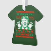 Trump Kerstmis - de garnaal die kerst stal - Ornament (voorkant)