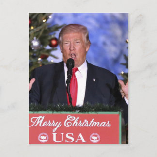 Trump Kerstmis Feestdagenkaart