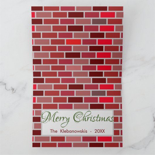 Trump Kerstmis Kaart (Binnen)