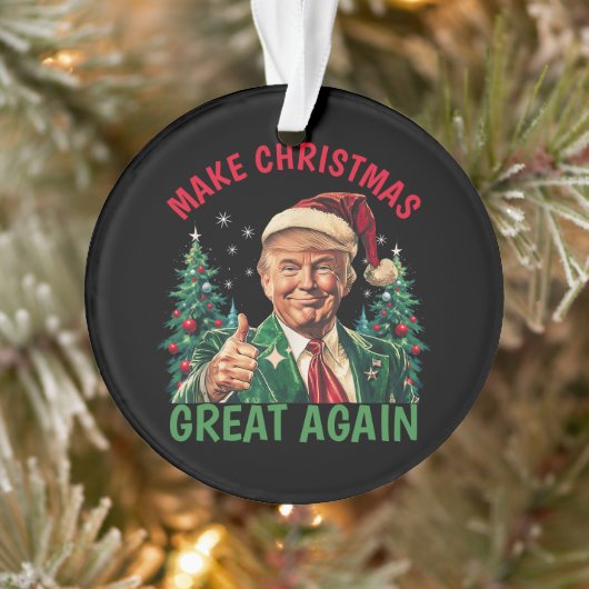 Trump Kerstmis, maak Kerstmis weer geweldig Ornament (Boom)