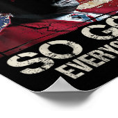 Trump Kerstmis pyjama zo goed iedereen is het eens Poster (Hoek)