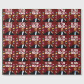 TRUMP KERSTMIS ULTRA MAGA INPAKPAPIER (Vlak)