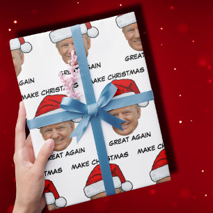 Trump Kerstmuts maken kerst weer wit Cadeaupapier