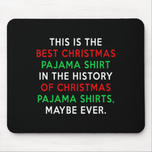 Trump kerstpyjama - Grappig citaat van Trump Muismat