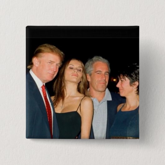 Trump Knop Vierkante Button 5,1 Cm (Voorkant)