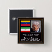 Trump Knop Vierkante Button 5,1 Cm (Voorkant /achterkant)